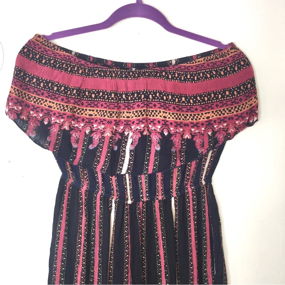 Free People Simone Flounce Boho Strapless Jumpsuit - Picture 8 of 15